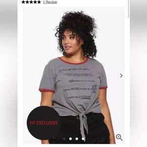 Riverdale Toni Serpent's Rules Tie Front Girls T-Shirt Hot Topic